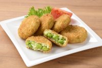 A mom（マム）国産つぶつぶ枝豆ｄｅコロッケ　40g×5個　【冷凍】