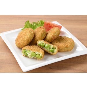 画像: A mom（マム）国産つぶつぶ枝豆ｄｅコロッケ　40g×5個　【冷凍】